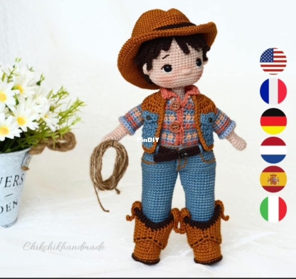 Chik Chik Handmade - Thuy Trang -franklin the cowboy-eng