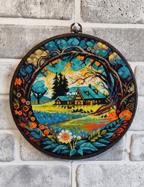 Summer Village by Stitching land