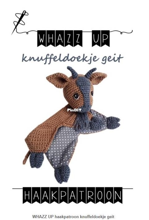 WHAZZ UP - Sandra Vriezema - knuffeldoekje geit-dutch.jpg