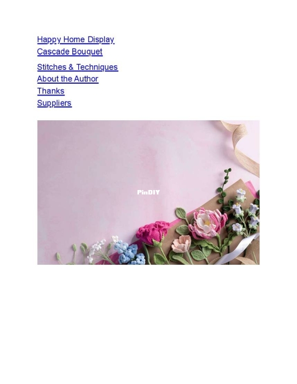 Crochet A Flower Bouquet 35 crochet patterns for handmade flowers and foliage - .jpg