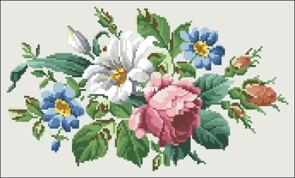 Keresztszemes_6-Oct-2004-Roses Pillow-DMC.jpg