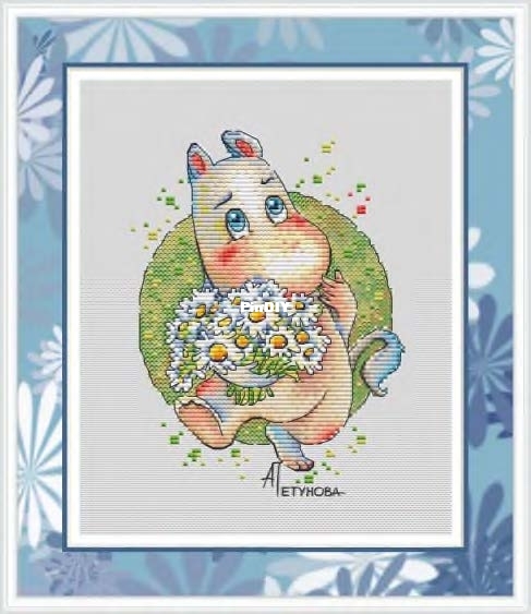 Bouquet of daisies by Anna Petunova.jpg