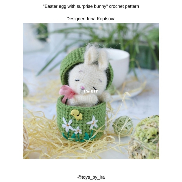 Toys by Ira - Irina Koptsova - Easter Egg With Surprise Bunny - English
