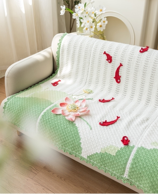 Susan's Family Lotus Prosperity Pillow-Case Blanket.jpeg