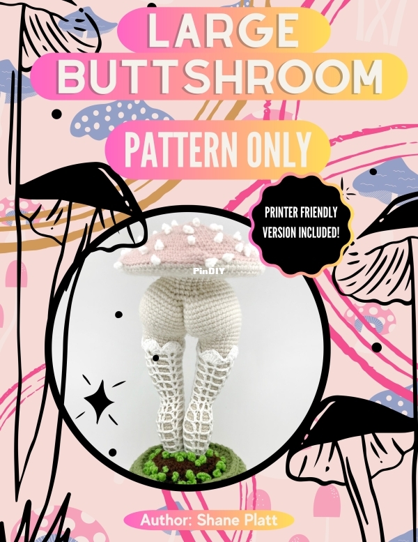 The Art Otter - Shane Platt - Large Butt shroom - English