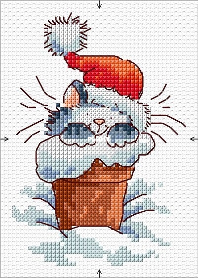 Margaret Sherry SLKD16 Santa Cat in Pot.jpg