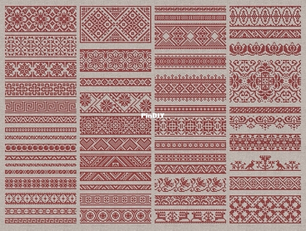 Fifty Decorative Borders - Modern Folk Embroidery.jpg