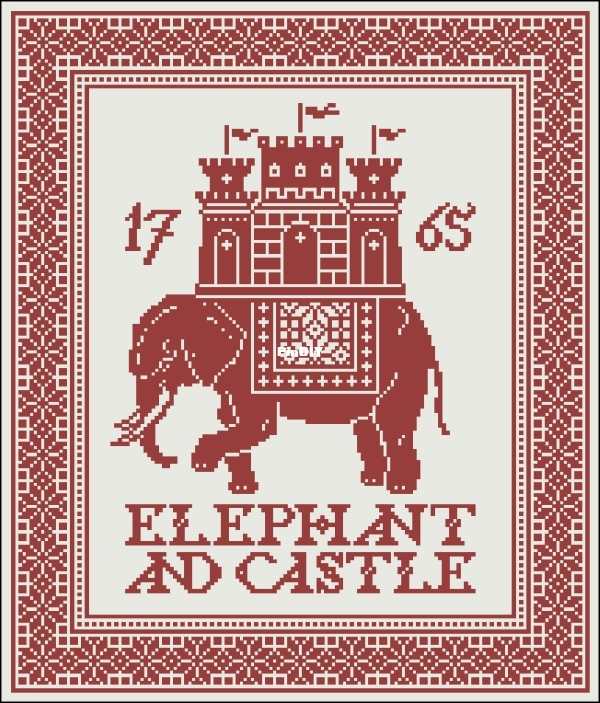 Modern Folk Embroidery - Elephant and Castle.jpg