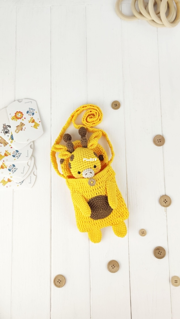 Tanati crochet - Tatyana Tatiana Kucherovska - Sleeping bag Giraffe - English