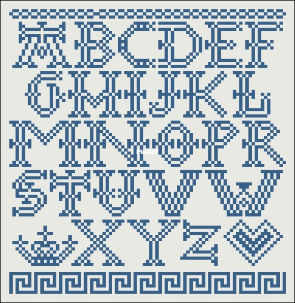 Modern Folk Embroidery - Four Seasons Custom Alphabet.jpg