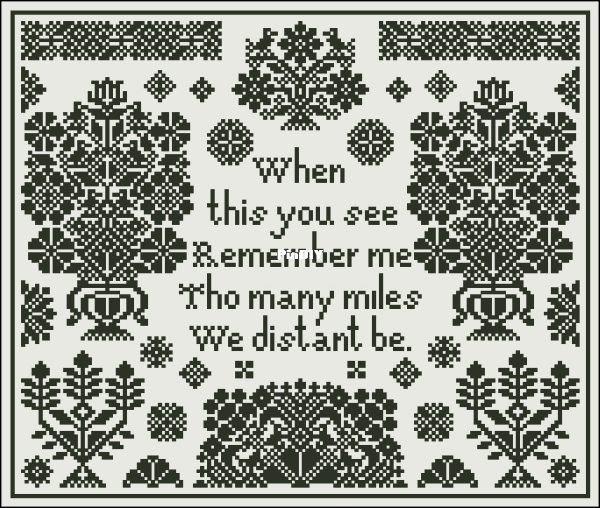 Modern Folk Embroidery - When this you see, Remember me.jpg