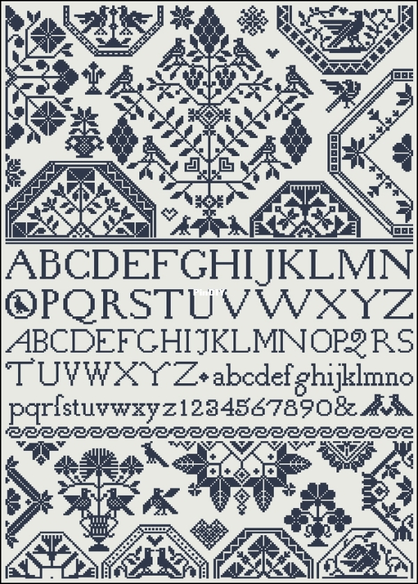 Modern Folk Embroidery - The Little Bird Quaker Sampler.jpg