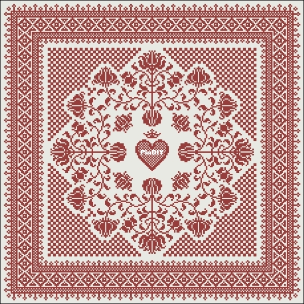 Modern Folk Embroidery - Floral Heart Pillow.jpg