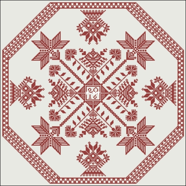 Modern Folk Embroidery - Hälsingland Cushion.jpg