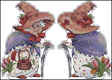 R-1145 The aunt with the roses.jpg