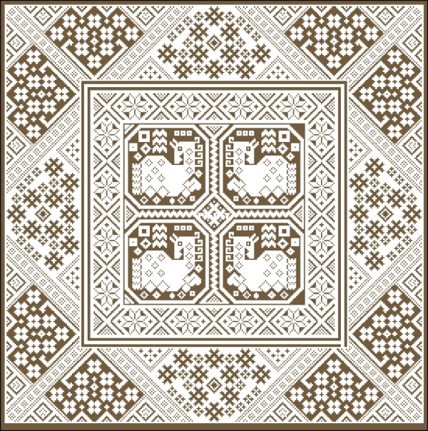 Modern Folk Embroidery - Swedish Horses.jpg