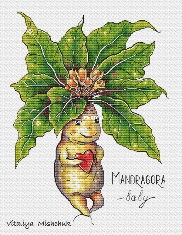 Baby Mandrake by Vitaliya Mishchuk