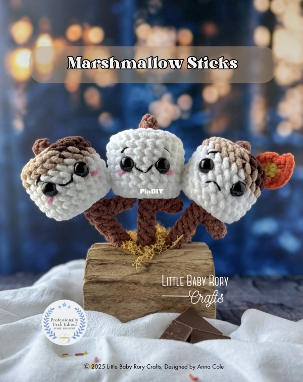 Little Baby Rory Crafts - Anna Cole - Marshmallow Sticks