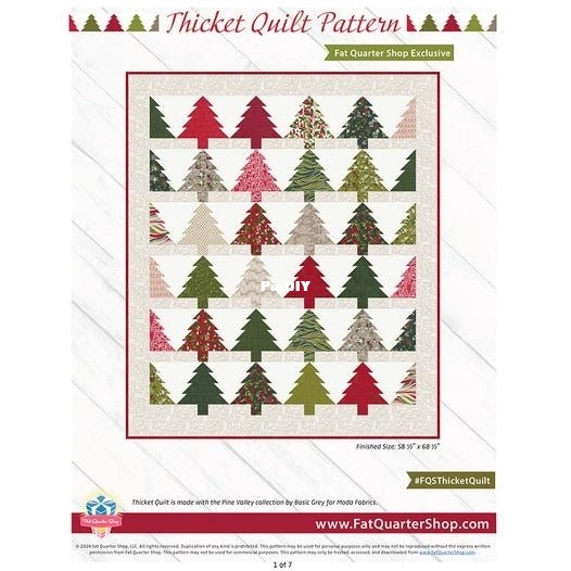 Thicket Quilt Pattern