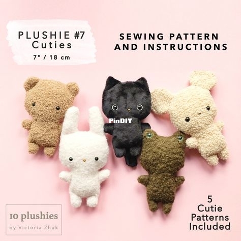 Animal Cuties No7 designer 10plushies