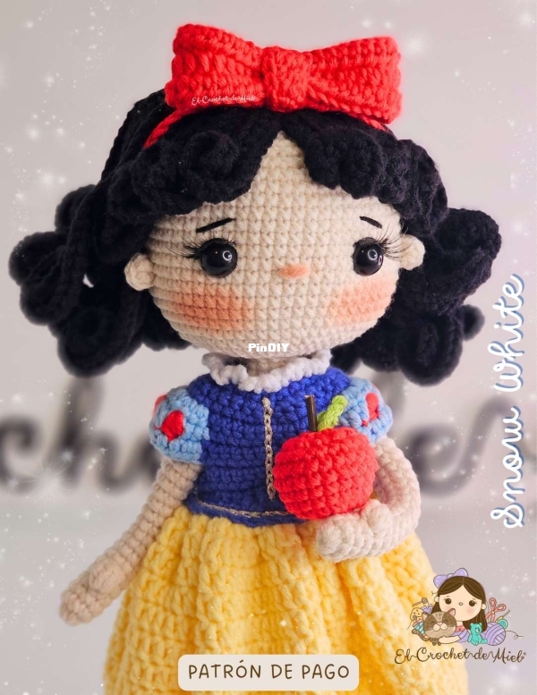 El Crochet de Miel - Miel y Galletas - Hannie Ordoñez - Snow White - Spanish.jpg