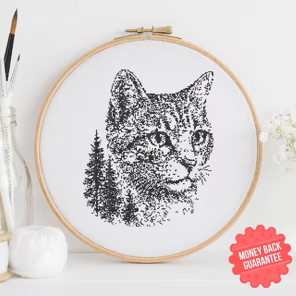 Monochrome Cat - DeliaCrossStitches..png