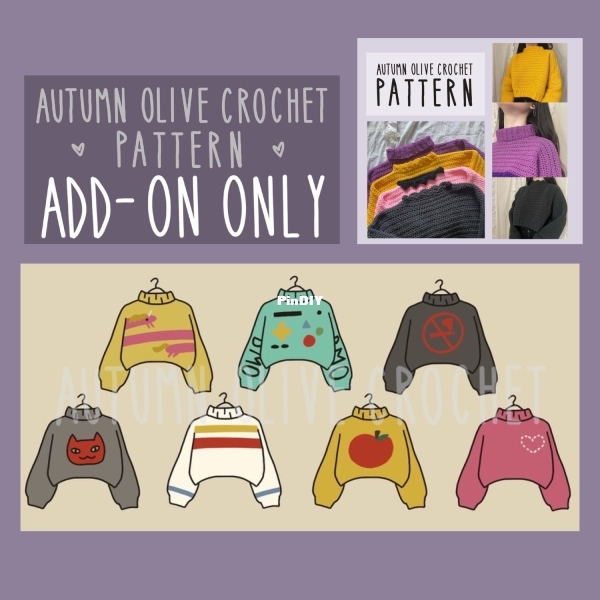 AUTUMN OLIVE colorwork add-on adventure time sweaters.jpg