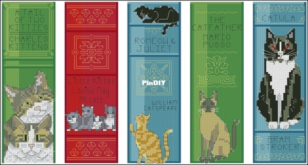 Lisa Reakes - Cat Bookmarks - TWOCS 344 XSD.jpg