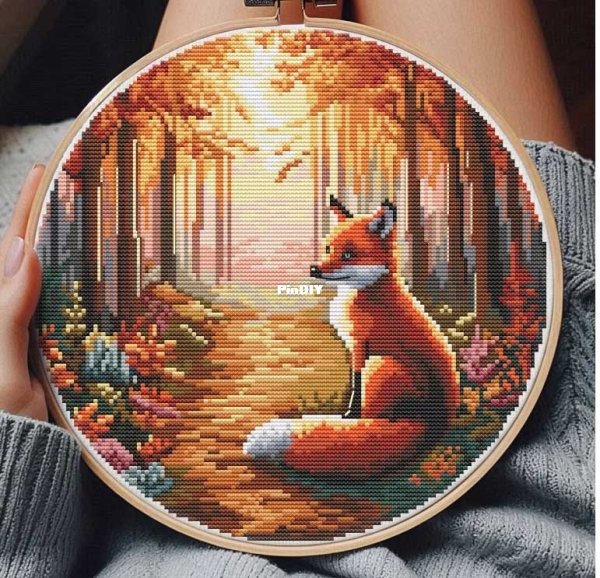 My-Brave-Stitch-Fox-In-Autumn Forest orig.jpg