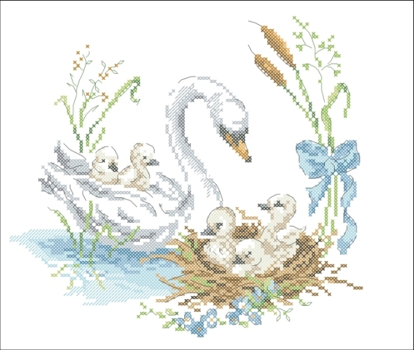 Agenda 2018 '' Adorables animaux'' - 20 - Cygne - Véronique.jpg