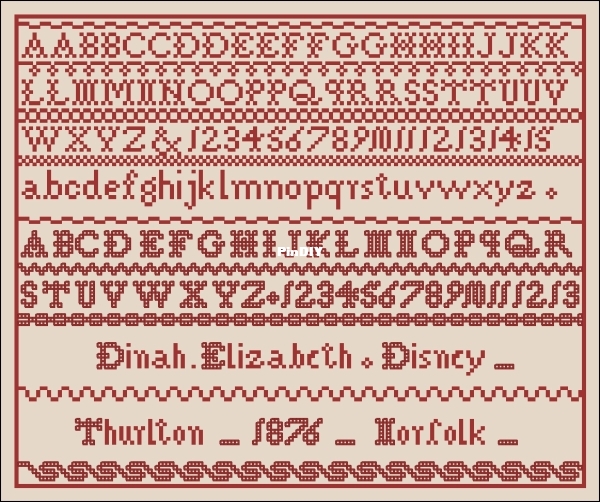 Hands Across the Sea Samplers - Dinah Elizabeth Disney 1876.jpg