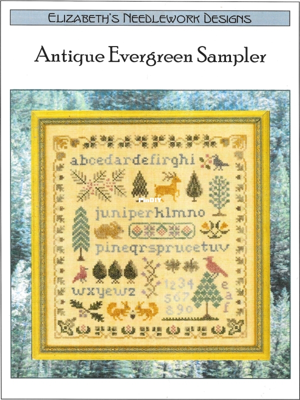 Antique Evergreen Sampler.jpg
