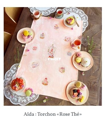 torchon rose the.JPG