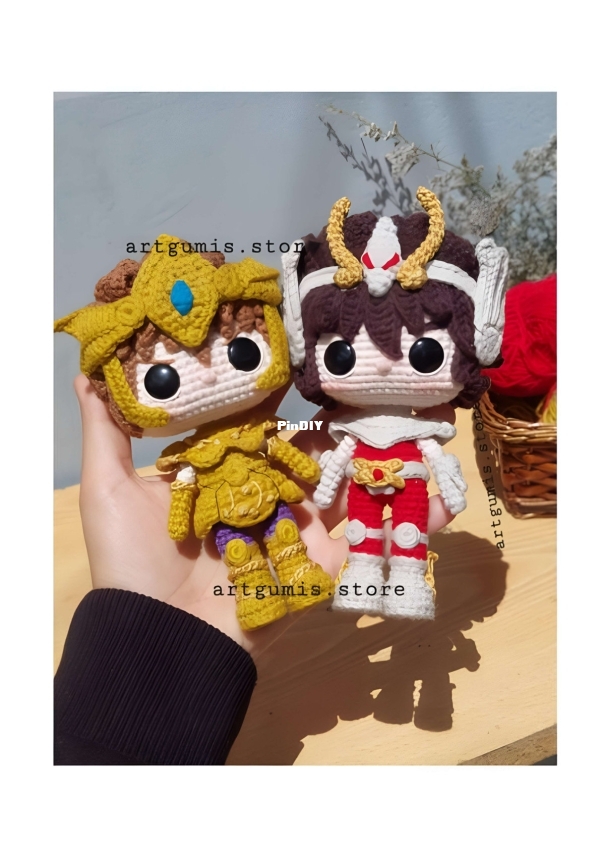 Artgumis store - Aioria De Leo & Seiya de Pegaso - Spanish