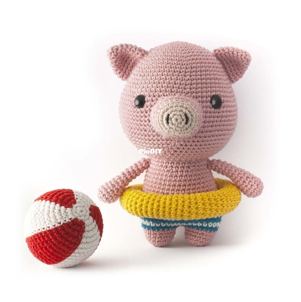 Gratis Varken knuffel Amigurumi Haakpatroon.jpg