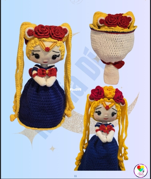 Pedazos de amor crochet - Maria Diaz - Muñeca Sailor Moon Ramo - Sailor Moon Bo.jpg