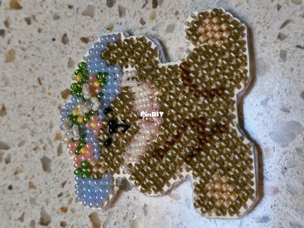 Floss, beads & perforated paper
