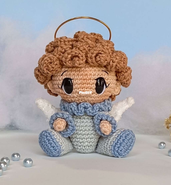 Oficina dos Amigurumis - Ana Júlia Ulmi - Anjo Bielzinho - Português