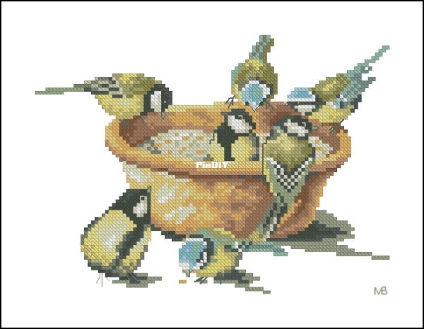 Lanarte 90127 - birds in the basin.jpg