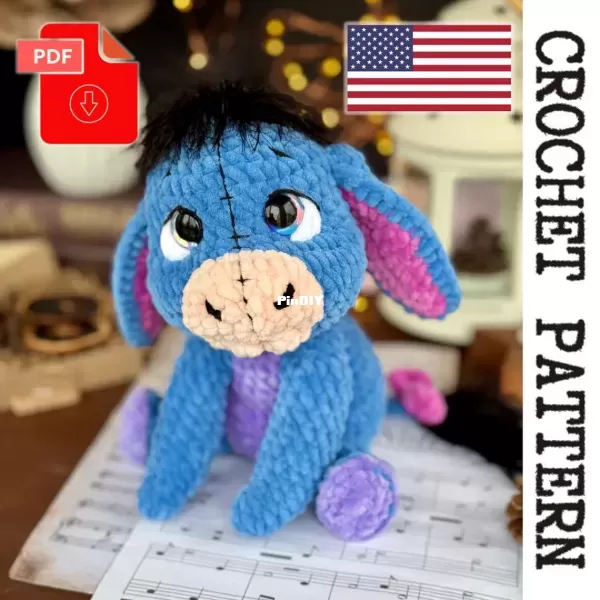 Alice Shop Toys - Plush Sad donkey.webp