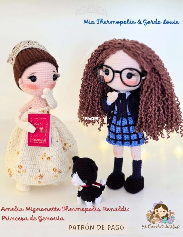 El Crochet de Miel - Miel y Galletas - Hannie Ordoñez -  Amelia Mignonette Thermopholis Renaldi -  ...
