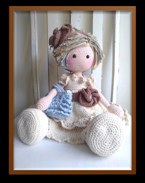 Crochetconlajose - Maria Jose Vega Haristoy - Doll Isidora 42cm - 2021 - clean - Spanish