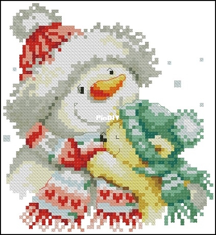 Alice 0-205 Snowman and Teddy Bear XSD.jpg