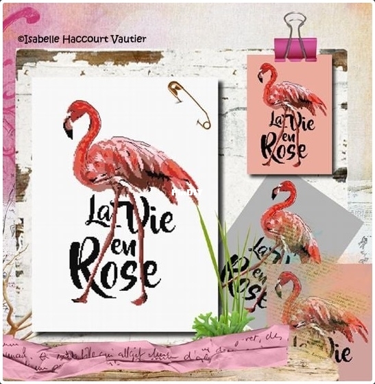 Isabelle Haccourt Vautier BDN 62 Flamingo Rose.jpg