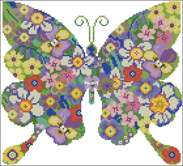 Lesley Teare - Butterfly Cushion - CSG 155 XSD.jpg