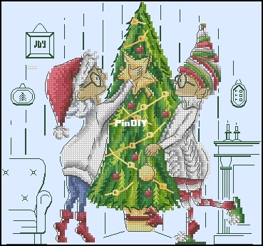 Lively Grannies preparing for Christmas.jpg