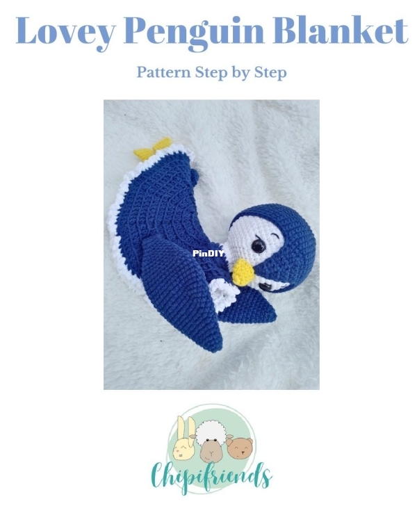 Chipifriends - Tejiendo Lindo - Graciela Gaudi - lovey penguin blanket.jpg