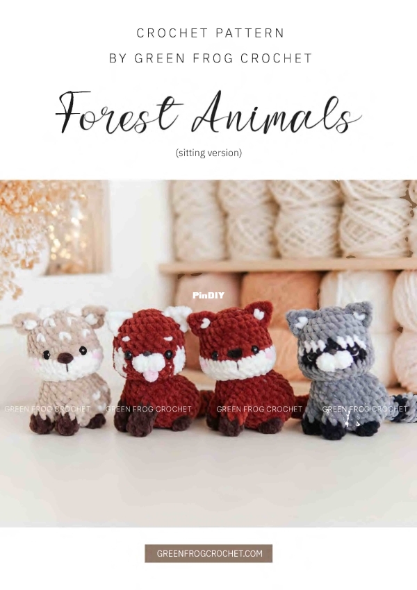 Florest Animals Sitting Version