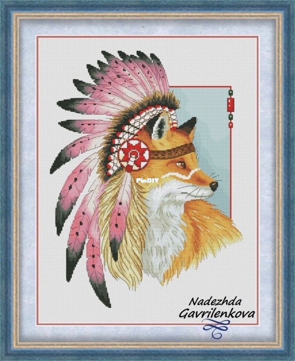 Amerindian Fox by Nadezhda Gavrilenkova orig.jpg