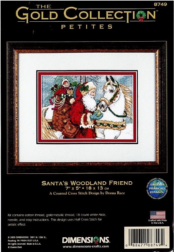 Dimensions 8749 Santa's Woodland Friend.jpg